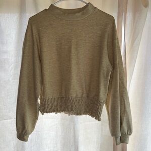 Size medium, color yellow, long sleeve top from Urban Romantics.